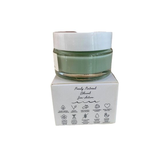 Earth Harbor Aqua Aura Reparative Eye Cream with Seaweed Collagen & Blue Tansy. - Picture 2 of 6